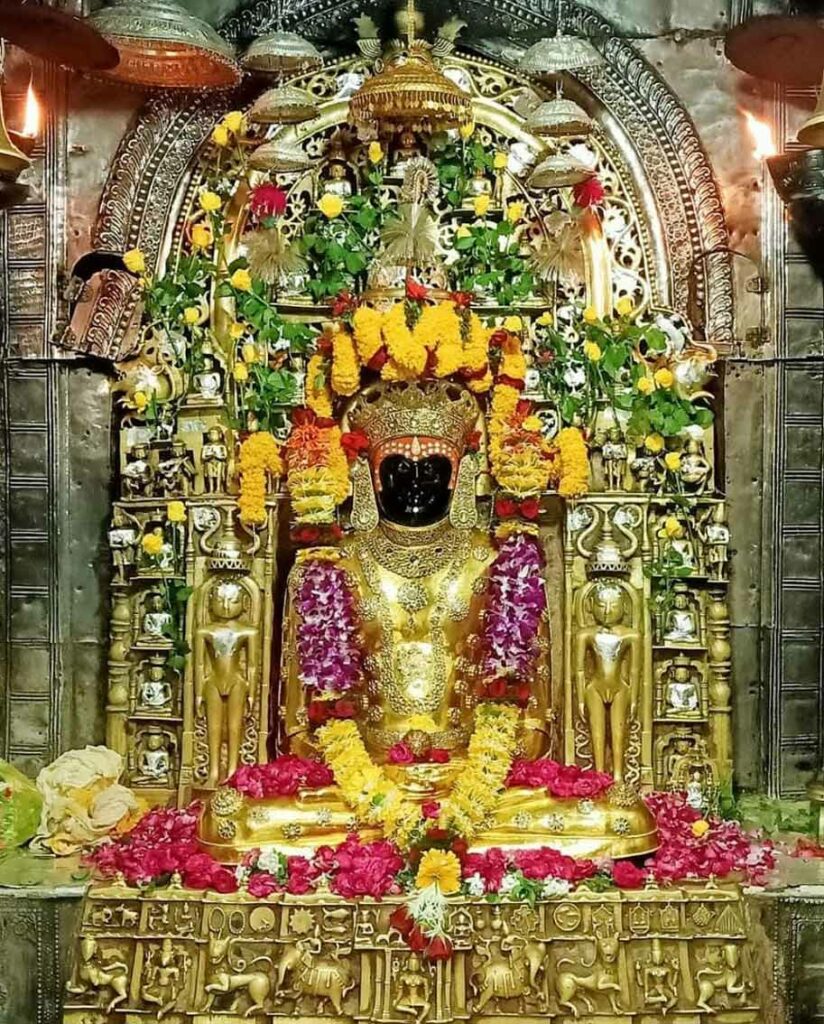 Sacred painting of Rishabhdev Bhagwan at Kesariyaji